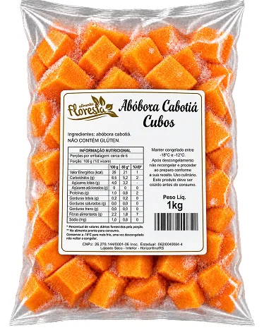 Abóbora Cabotiá da linha Food Floresta