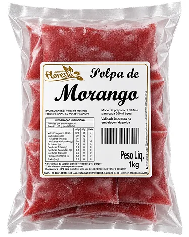 Morango da linha Food Floresta