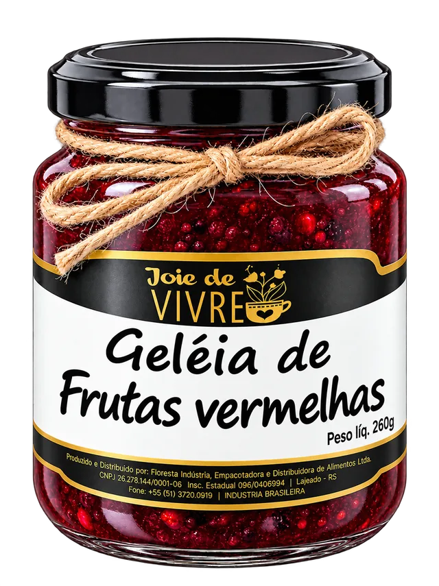 Geleia de frutas vermelhas Floresta
