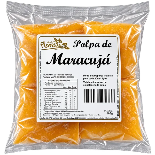 Polpa de maracujá Floresta